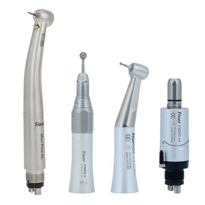 Unidade de peças de mão dentárias de ângulo oposto Kit de peças de mão acadêmicas para estudantes dentários multiuso