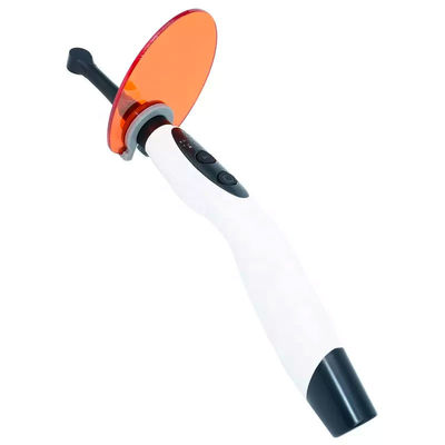 Unidade clara de cura dental 800mAh prático do diodo emissor de luz do metal com punho econômico