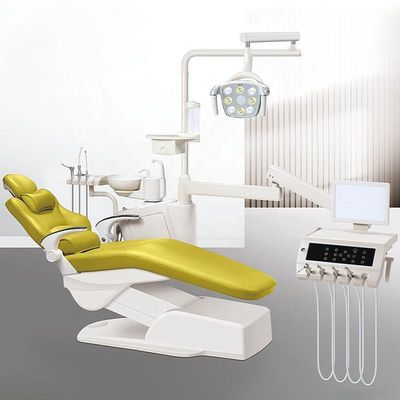 Conjunto de cadeira odontológica elétrica sem sombras Lâmpada cirúrgica de LED para clínica