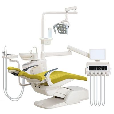 Conjunto de cadeira odontológica elétrica sem sombras Lâmpada cirúrgica de LED para clínica