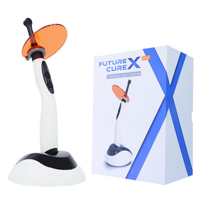Unidade clara de cura dental 800mAh prático do diodo emissor de luz do metal com punho econômico