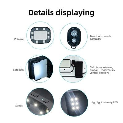 fotografia dental ortodôntica Dimmable claro instantâneo dos instrumentos 6000-6500K