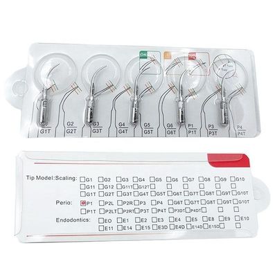 Cor de prata ultrassônica de aço inoxidável de Endo Tips In Endodontics Durable