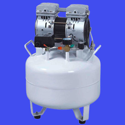 Compressor Odontológico Silencioso Sem Óleo 32L, Compressor de Ar Estável para Consultório Odontológico