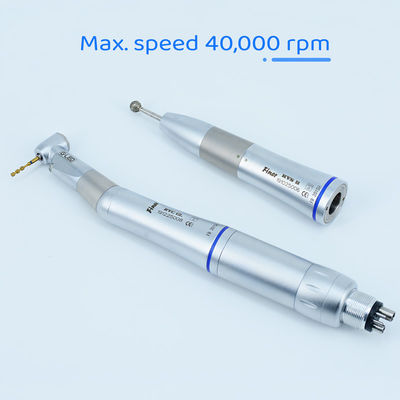 Contra o tipo azul dental conexão da cor E de Handpiece da velocidade lenta do metal do ângulo