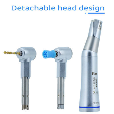 Contra o tipo azul dental conexão da cor E de Handpiece da velocidade lenta do metal do ângulo