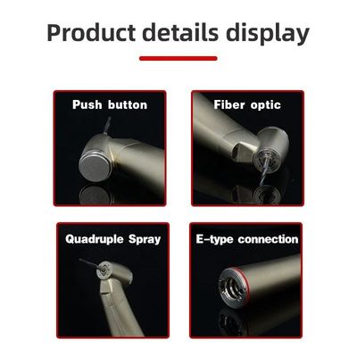 Fibra ótica prática vermelha de Ring Surgical Dental Handpiece Unit