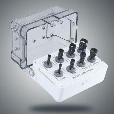 Brocas dentais práticas de pouco peso do Trephine, cirurgia guiada multicolorido Kit Dental