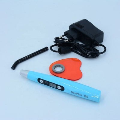 Luz de polimerização odontológica portátil DC 5V 1A comprimento de onda multicolor 385-515nm