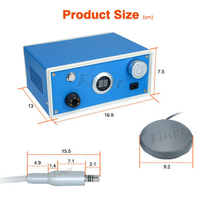 Equipamentos de laboratório dentais sem escova de Micromotor com pedal do pé