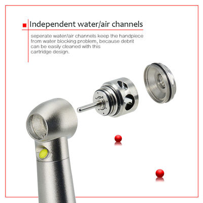 E - Alta velocidade dental dental de Handpiece da turbina de ar do diodo emissor de luz da unidade de Handpiece do gerador