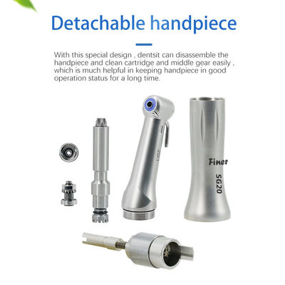 20/1 de implante dental de baixa velocidade destacável das ferramentas do implante dental contra o ângulo Handpiece de aço inoxidável
