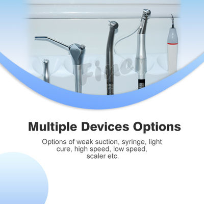 540W Foot Switch Unit Dental Com Compressor de Ar Sucção Tri-Way Seringa Scaler Handpiece
