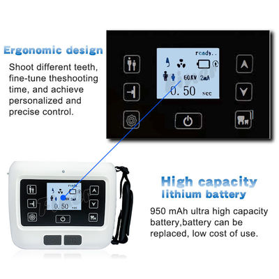 Unidade Dental 100KHZ Máquina de Raios X Dental Portátil Com Sensor RVG