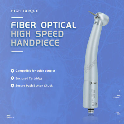 Fibra óptica Dental Handpiece de Alta Velocidade Adequado ao acoplamento de fibra óptica