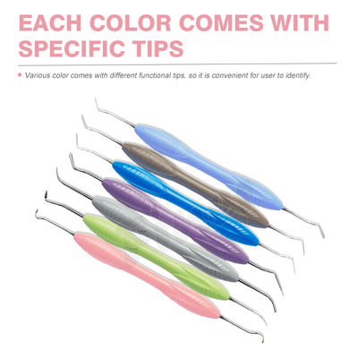 Instrumentos de restauração estética cirúrgica dentária Recheio de resina composta