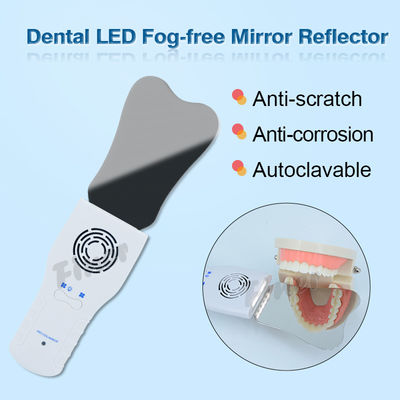 Ortodontia prática LED sem nevoeiro Espelho fotográfico reflector aço inoxidável