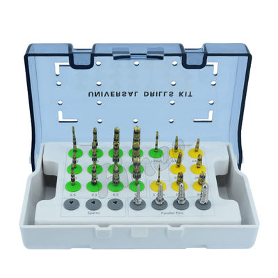Kit de perfuração longa e curta Kit de perfuração de identificação óssea para implantação dentária